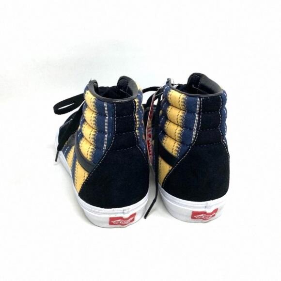 💖MEGA SALE💖VANS SK8-HI Denim Womens Stripes s Black VN0A4BV6TRM Canvas - Picture 7 of 11